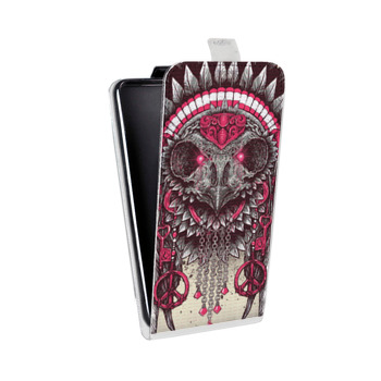 Дизайнерский вертикальный чехол-книжка для HTC Desire 626 Совы и волшебницы (на заказ)