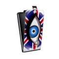 Дизайнерский вертикальный чехол-книжка для Samsung Galaxy Grand Акварельные глаза