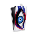 Дизайнерский вертикальный чехол-книжка для HTC Desire 601 Акварельные глаза