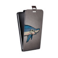 Дизайнерский вертикальный чехол-книжка для LG Optimus G2 Акулы