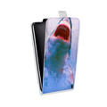 Дизайнерский вертикальный чехол-книжка для Nokia 5.1 Акулы
