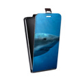 Дизайнерский вертикальный чехол-книжка для Samsung Galaxy A50 Акулы