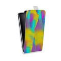 Дизайнерский вертикальный чехол-книжка для LG G7 Fit Контрастные перья