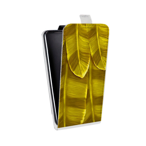 Дизайнерский вертикальный чехол-книжка для Alcatel Pop 4 Plus Контрастные перья