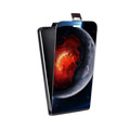 Дизайнерский вертикальный чехол-книжка для Huawei Honor X8 Астероиды