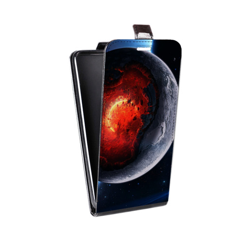 Дизайнерский вертикальный чехол-книжка для Iphone 11 Pro Астероиды