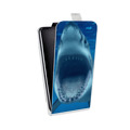 Дизайнерский вертикальный чехол-книжка для Huawei Honor 7C Pro Акулы