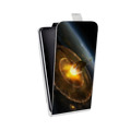 Дизайнерский вертикальный чехол-книжка для Alcatel One Touch Pop C9 Астероиды