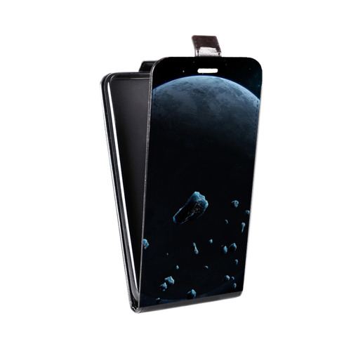 Дизайнерский вертикальный чехол-книжка для HTC Desire 200 Астероиды