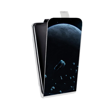 Дизайнерский вертикальный чехол-книжка для Huawei Nova 2 Астероиды (на заказ)