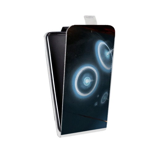 Дизайнерский вертикальный чехол-книжка для Motorola Moto E5 Астероиды