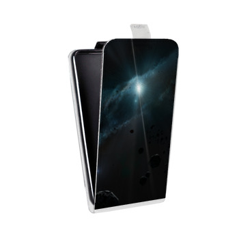 Дизайнерский вертикальный чехол-книжка для Samsung Galaxy S5 (Duos) Астероиды (на заказ)