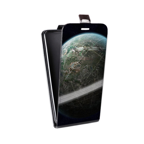 Дизайнерский вертикальный чехол-книжка для HTC Desire 200 Вселенная