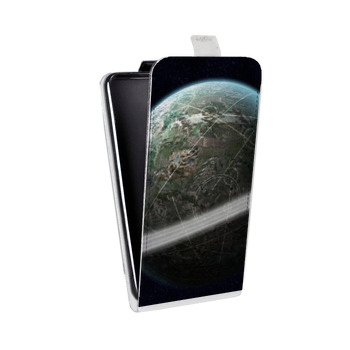Дизайнерский вертикальный чехол-книжка для Alcatel One Touch Pop D5 Вселенная (на заказ)