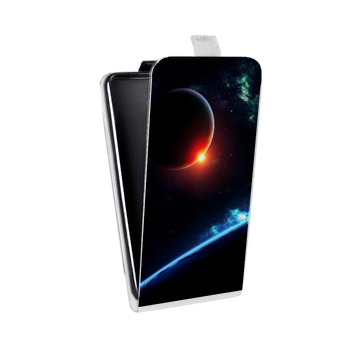 Дизайнерский вертикальный чехол-книжка для OnePlus 6T Вселенная (на заказ)