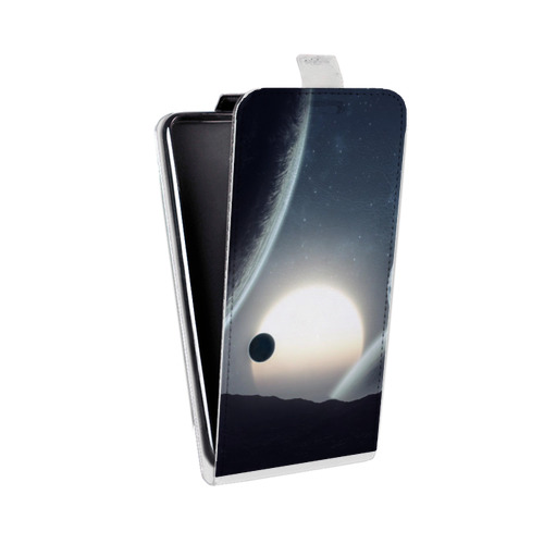 Дизайнерский вертикальный чехол-книжка для Realme 7 Pro Вселенная