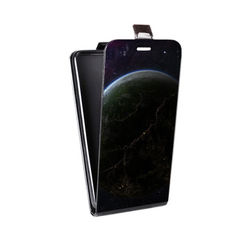 Дизайнерский вертикальный чехол-книжка для Iphone 7 Вселенная (на заказ)