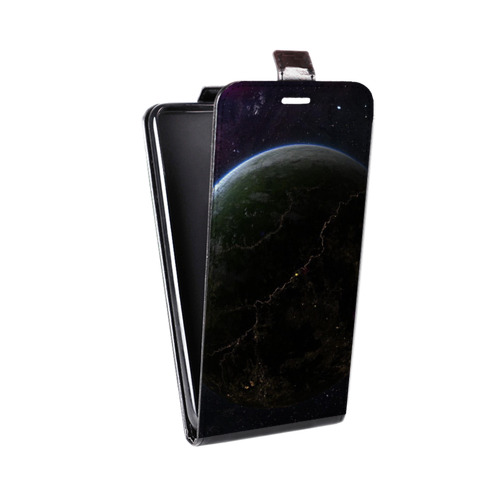 Дизайнерский вертикальный чехол-книжка для Huawei Honor X8 Вселенная