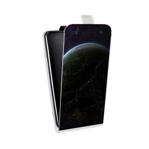 Дизайнерский вертикальный чехол-книжка для Fly FS452 Nimbus 2 Вселенная
