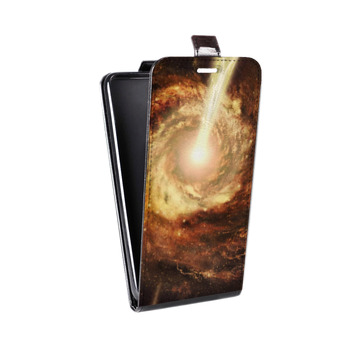 Дизайнерский вертикальный чехол-книжка для Samsung Galaxy Note 2 Галактика (на заказ)