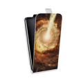 Дизайнерский вертикальный чехол-книжка для Sony Xperia XZ Галактика