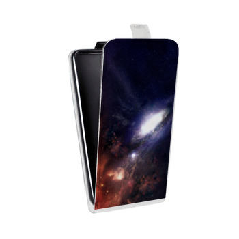Дизайнерский вертикальный чехол-книжка для Iphone Xs Max Галактика (на заказ)