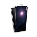 Дизайнерский вертикальный чехол-книжка для Sony Xperia go Галактика
