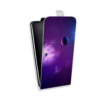 Дизайнерский вертикальный чехол-книжка для Huawei Honor 9X Lite Галактика (на заказ)