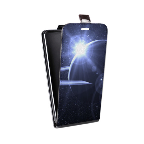 Дизайнерский вертикальный чехол-книжка для Huawei P40 Галактика