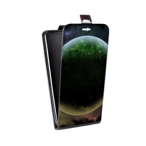 Дизайнерский вертикальный чехол-книжка для HTC Desire 12 Галактика