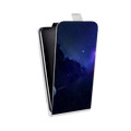 Дизайнерский вертикальный чехол-книжка для LG G4 S Галактика