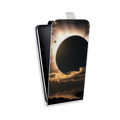 Дизайнерский вертикальный чехол-книжка для ASUS ZenFone Go ZB500KL Затмение