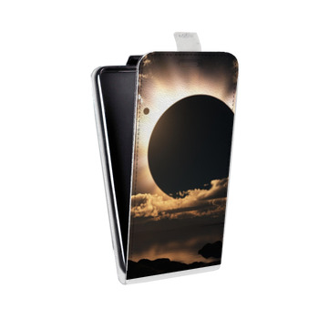 Дизайнерский вертикальный чехол-книжка для Huawei P Smart (2021) Затмение (на заказ)