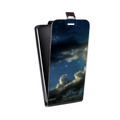 Дизайнерский вертикальный чехол-книжка для LG Optimus G2 mini Звезды