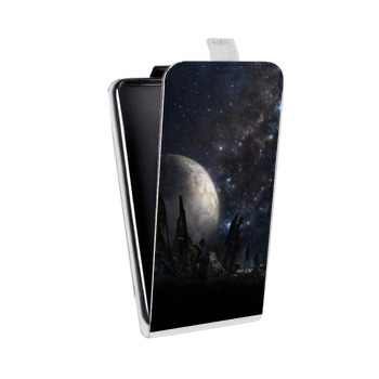 Дизайнерский вертикальный чехол-книжка для Huawei Honor Play Звезды (на заказ)