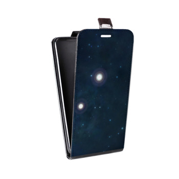 Дизайнерский вертикальный чехол-книжка для Iphone 7 Звезды (на заказ)
