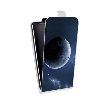 Дизайнерский вертикальный чехол-книжка для Samsung Galaxy J2 (2018) Земля (на заказ)