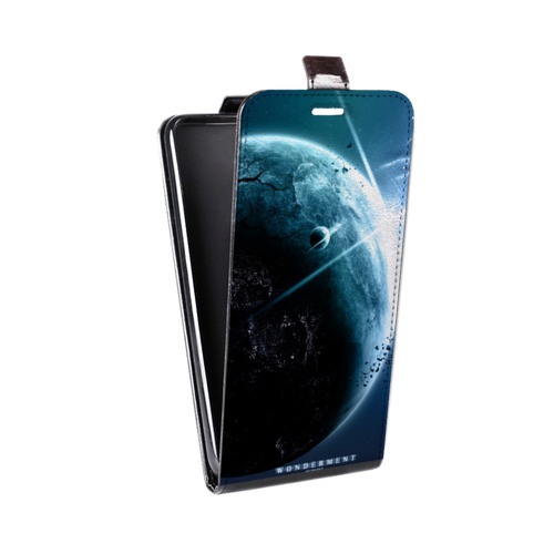 Дизайнерский вертикальный чехол-книжка для Samsung Galaxy J6 Земля