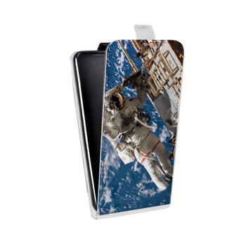 Дизайнерский вертикальный чехол-книжка для ASUS Zenfone 2 Laser Космонавт (на заказ)