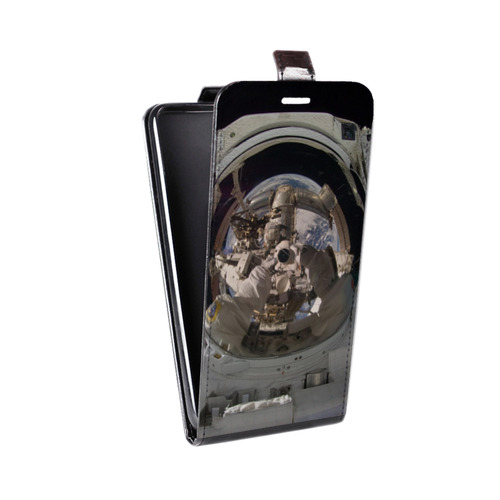 Дизайнерский вертикальный чехол-книжка для Iphone 11 Pro Космонавт