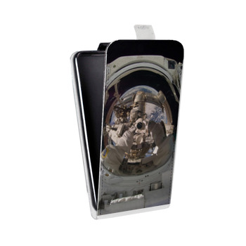 Дизайнерский вертикальный чехол-книжка для ASUS ZenFone 4 Max ZC520KL Космонавт (на заказ)