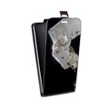 Дизайнерский вертикальный чехол-книжка для Alcatel U5 Космонавт