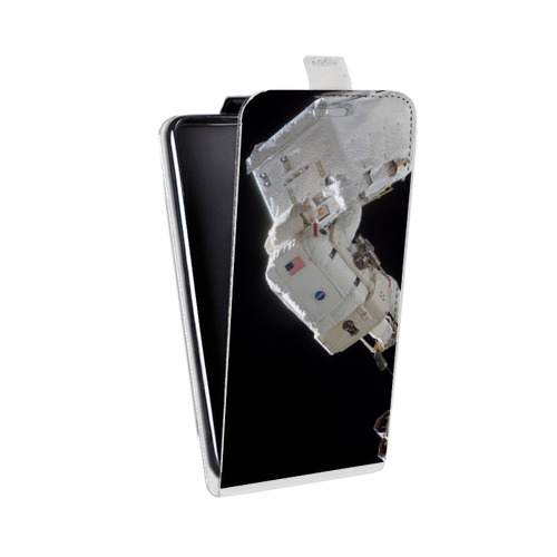 Дизайнерский вертикальный чехол-книжка для ASUS Zenfone 2 Laser 5 ZE500KL Космонавт