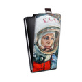 Дизайнерский вертикальный чехол-книжка для LG X Style Космонавт