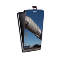 Дизайнерский вертикальный чехол-книжка для HTC One A9S Космодром