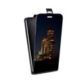 Дизайнерский вертикальный чехол-книжка для Huawei P30 Lite Космодром
