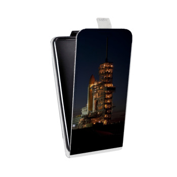 Дизайнерский вертикальный чехол-книжка для Nokia Lumia 720 Космодром (на заказ)