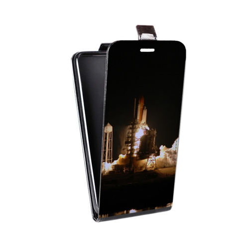 Дизайнерский вертикальный чехол-книжка для Iphone 6 Plus/6s Plus Космодром