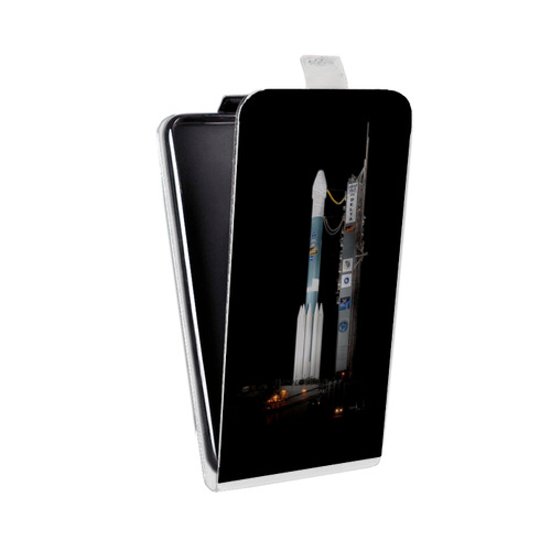 Дизайнерский вертикальный чехол-книжка для Alcatel U5 Космодром
