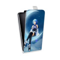 Дизайнерский вертикальный чехол-книжка для Alcatel One Touch Idol Ultra Луна